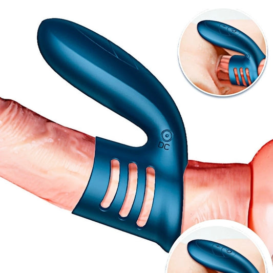 Erox Boss Ring Titreşimli Klitoris Uyarıcı Penis Halkası