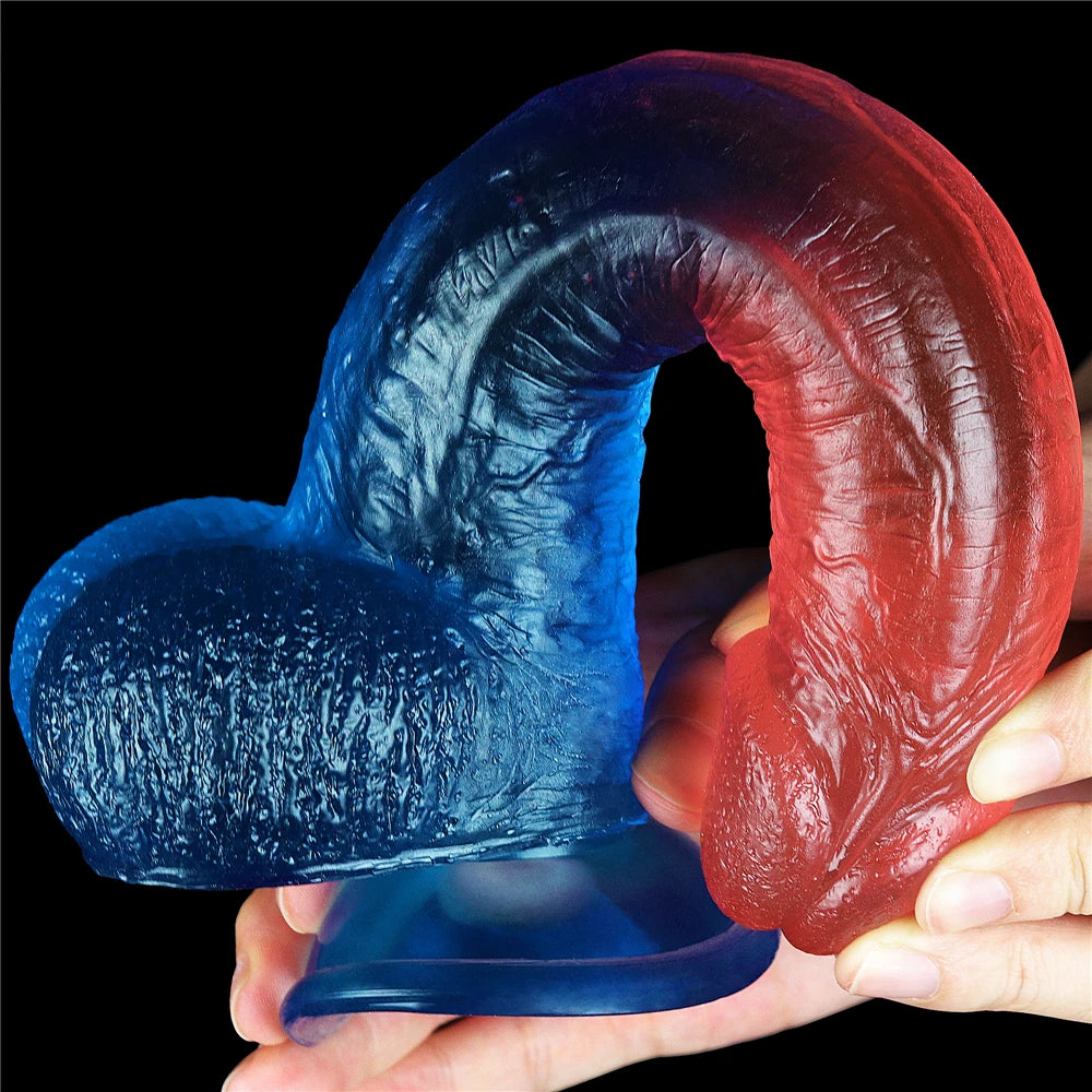 Lovetoy Dazzle Studs Dildo 23 cm Realistik Jel Penis