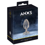 Anos Finest Butt Wear Metal Cage Butt Plug Metal Anal Plug