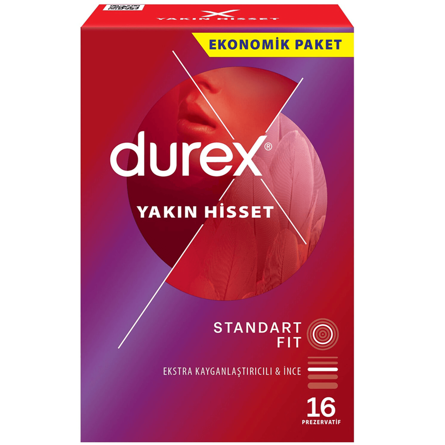 Durex Yakın Hisset 16'lı Prezervatif Kondom
