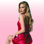 Erox She Fantasy Wear Saten Gecelik-Kırmızı