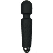 Massage Vibes Ultra Güçlü 20 Mod Usb Şarjlı Masaj Vibratör Black