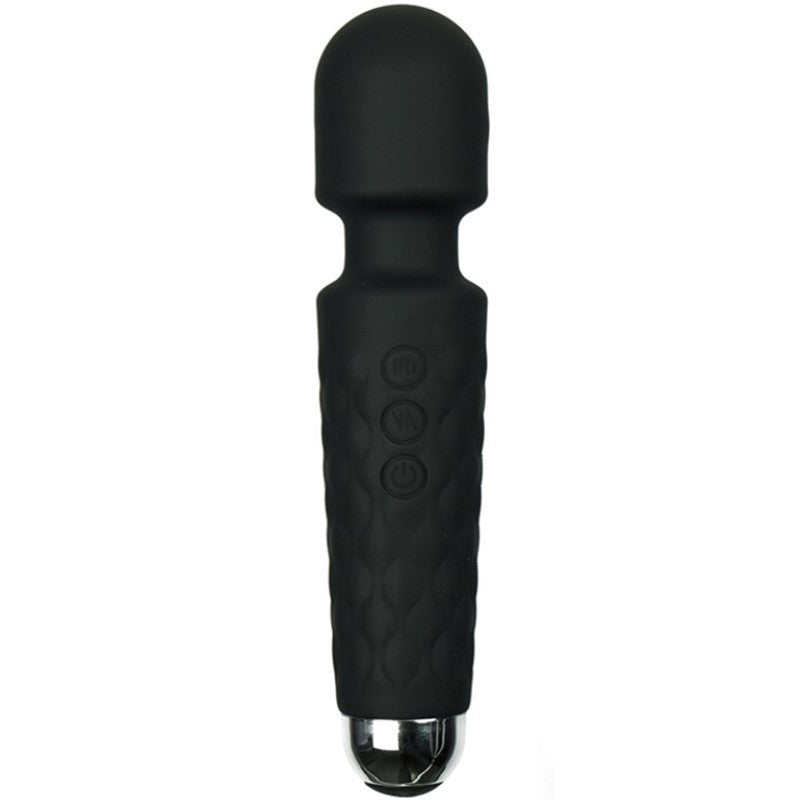 Massage Vibes Ultra Güçlü 20 Mod Usb Şarjlı Masaj Vibratör Black
