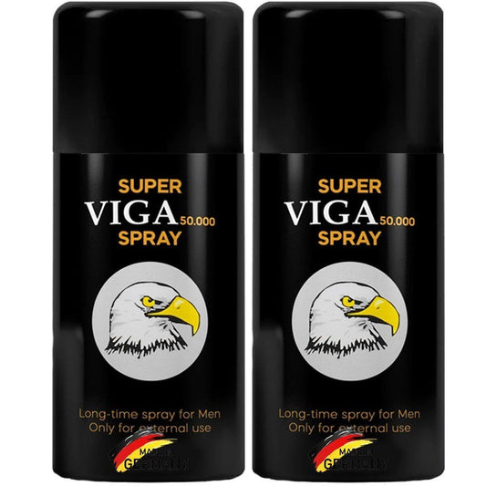 Orjinal Süper Viga 50000 Erkeklere Özel E Vitaminli Penis Spreyi 2'li Paket