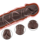 Xise Dildo Series Knight Flexible Realistik Penis XS-WBC10002-Brown