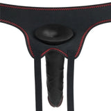 Lovetoy Easy Strapon 19 cm Kemerli Testissiz Zenci Penis