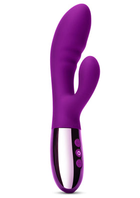 Le Wand Blend Rechargeable Şarjlı Tavşan Vibratör-Purple