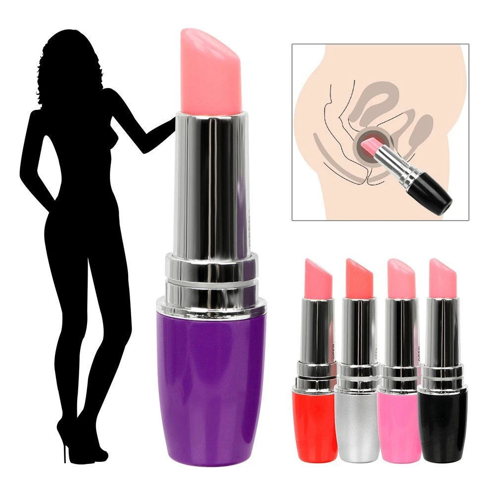 Erox Mini Fantasy Moon Lipstick Vibes Ruj Vibratör-Gray