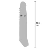 ToyJoy Get Real Extension Sleeve TPE XL 22.5 Cm Şeffaf Penis Kılıfı