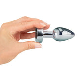 Anos Heavy Metal Butt Plug With Vibration Anal Plug Vibratör