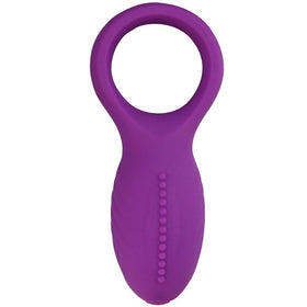 Erox The Cock Ring Nuo Dual Klitoral Titreşimli Penis Halkası - Purple