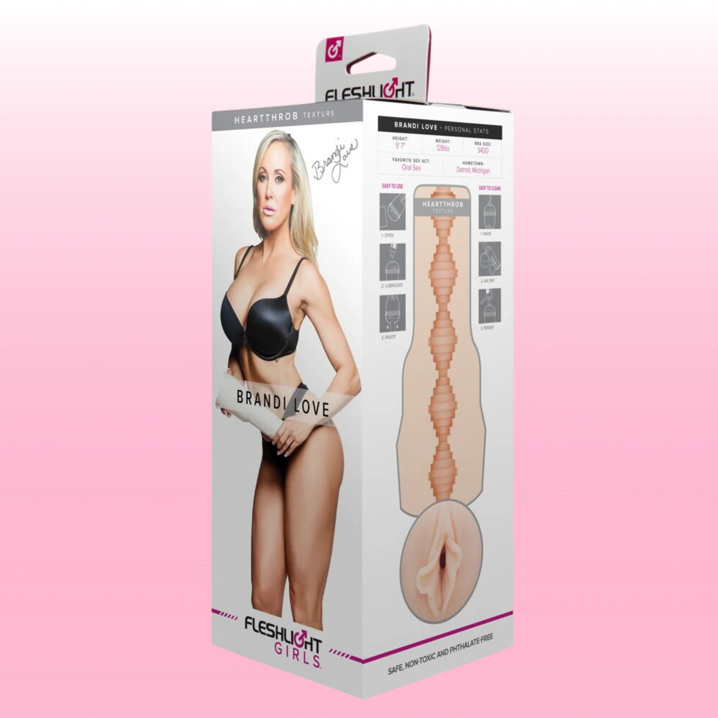 Original Fleshlight Girls Brandi Love Heartthrob Vajina Masturbator