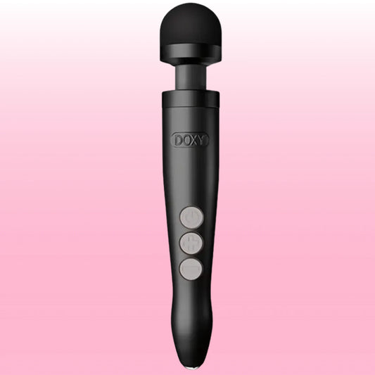 Doxy Die Cast 3R Reachargeable Wand Şarj Edilebilir Masaj Aleti-Black