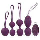 Sweet Smile 4 Piece Kegel Exercise Set Uzaktan Kumandalı Kegel Vibratör