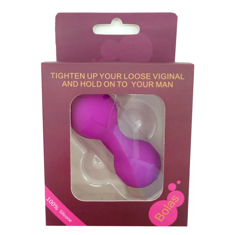 Erox Kegel Benwa Metal Jiggle Balls Kegel Top-Purple