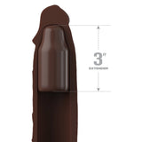 Pipedream Fantasy X-Tensions Elite 3'' Testis Geçirmeli Amerikan Penis Kılıfı