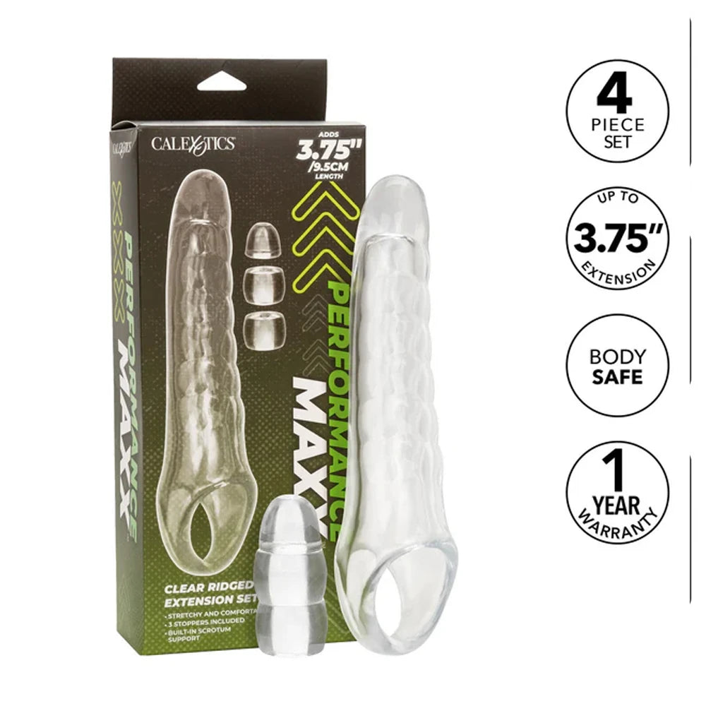 Calexotics Performance Maxx Kit Ekstra Uzatma Ayarlanabilir Penis Kılıfı