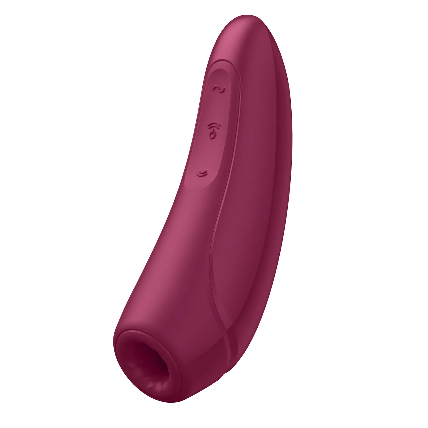 Satisfyer Curvy 1+ Telefon Kontrollü Emiş Güçlü Vibratör-Bordeaux