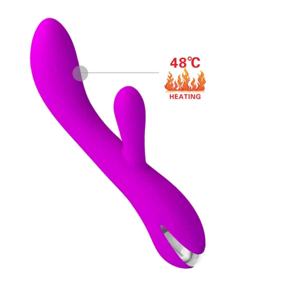 Pretty Love Wilbur Isıtmalı G-Spot Clitoral Rabbit Vibratör BI-014588
