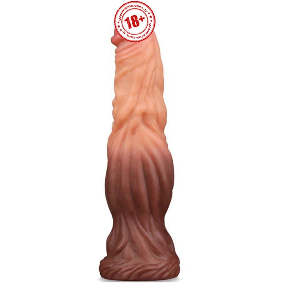 Lovetoy Dual Layered Platinum Silicone 24.5 Cm Monster Realistik Dildo