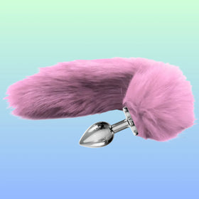 Erox Love The Anal Fantasy Pembe Tilki Kuyruklu Metal Anal Plug