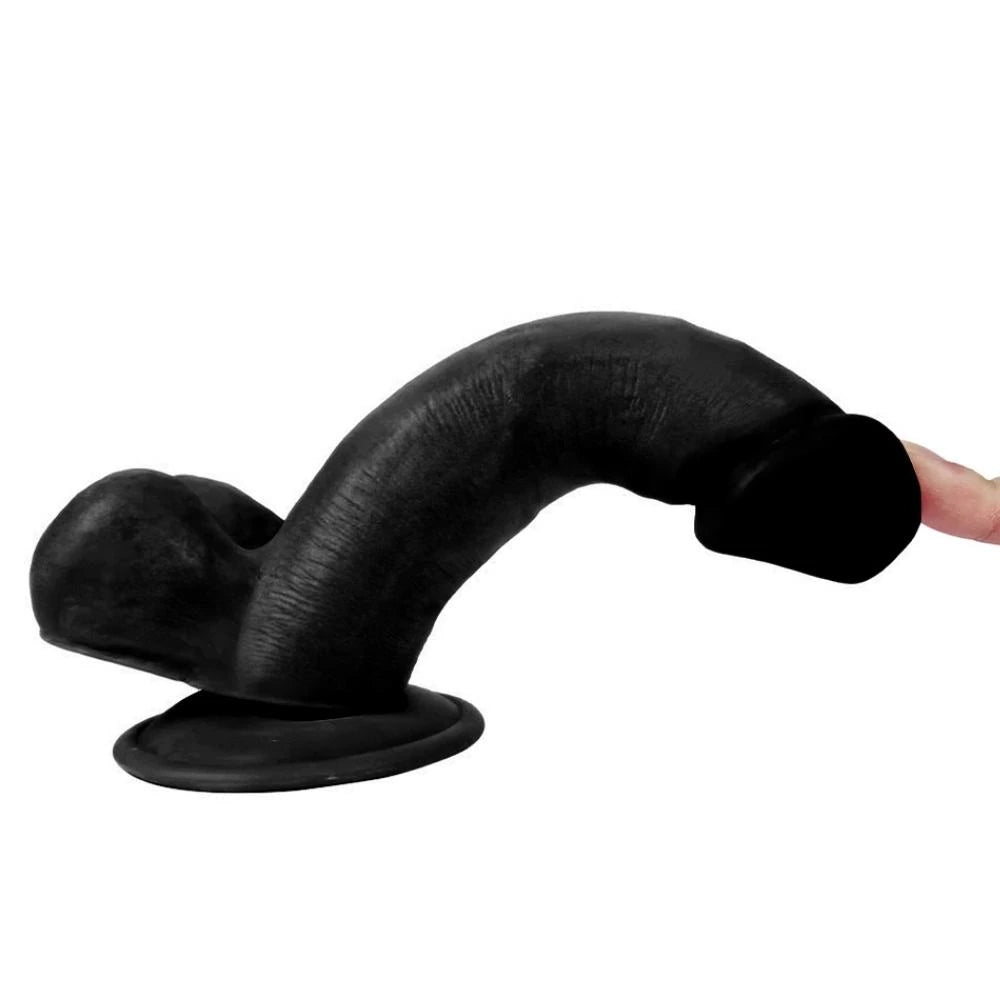 Xise Dildo Series Cholas 17 cm Realistik Zenci Penis XS-WBC10026-Black