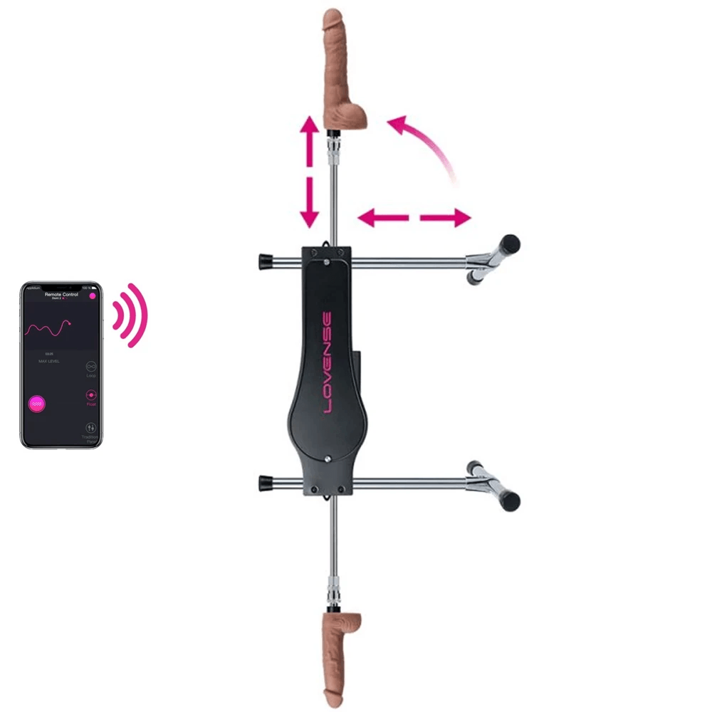 Lovense Sex Machine Telefon Kontrollü Güçlü Sex Makinesi