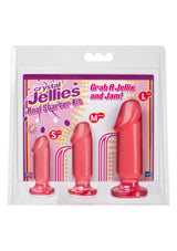 Doc Johnson Crystal Jellies Pink Jel Doku Anal Plug Seti