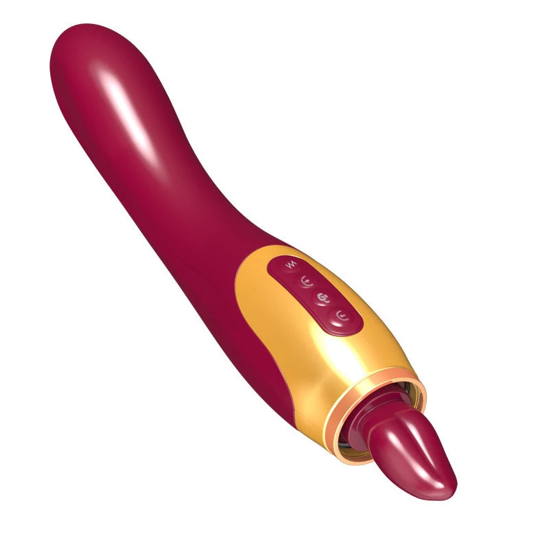 Erox Luxury Tongue Vibe 2 İn 1 G-Spot ve Dil Vibratör