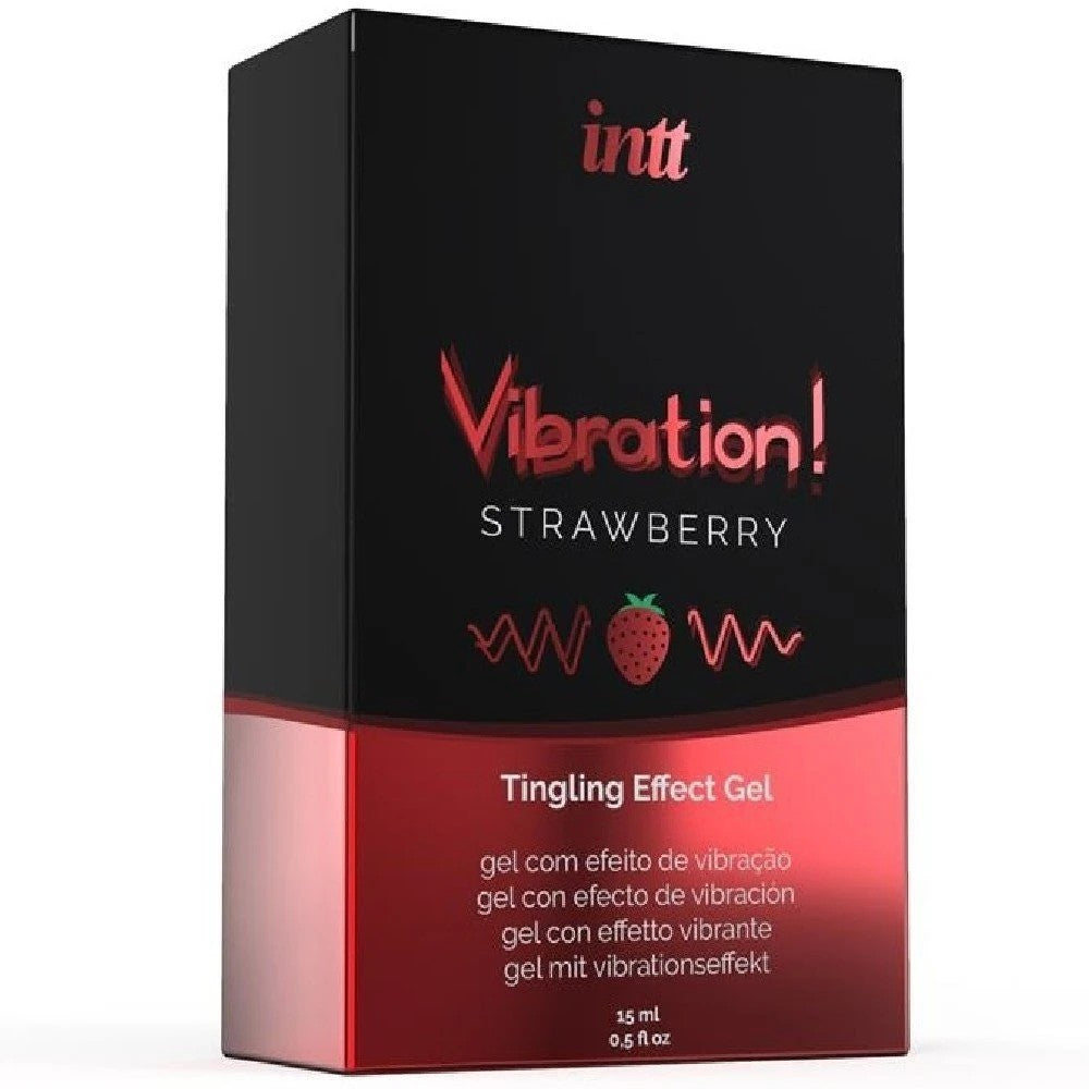 İntt Vibration Strawberry Meyveli Sıvı Vibratör 15 ml