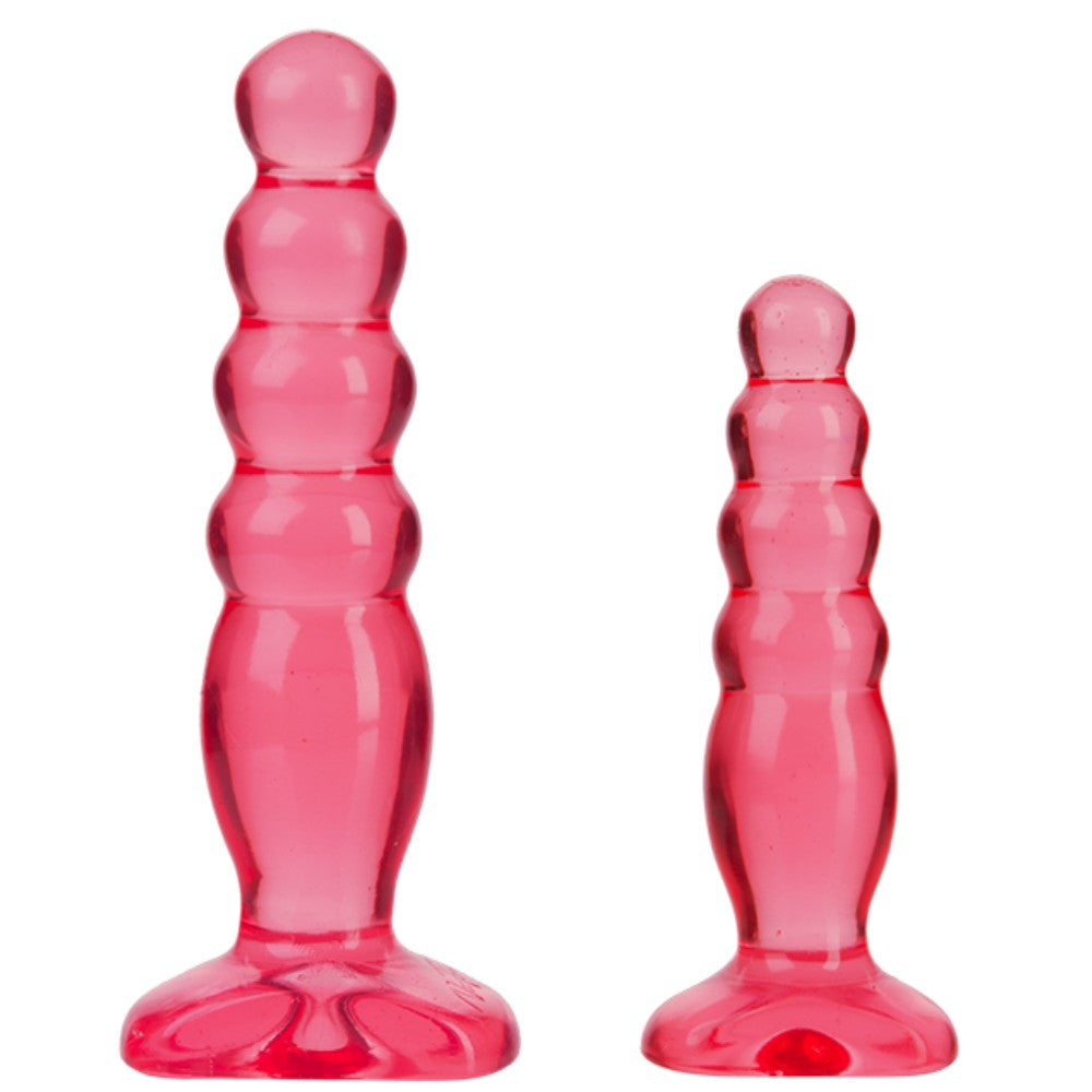 Doc Johnson Crystal Jellies Anal Delight Trainer Kit Anal Başlangıç Seti Pink