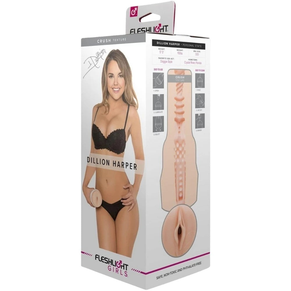 Fleshlight Girls Dillion Harper Vagina Crush Masturbator