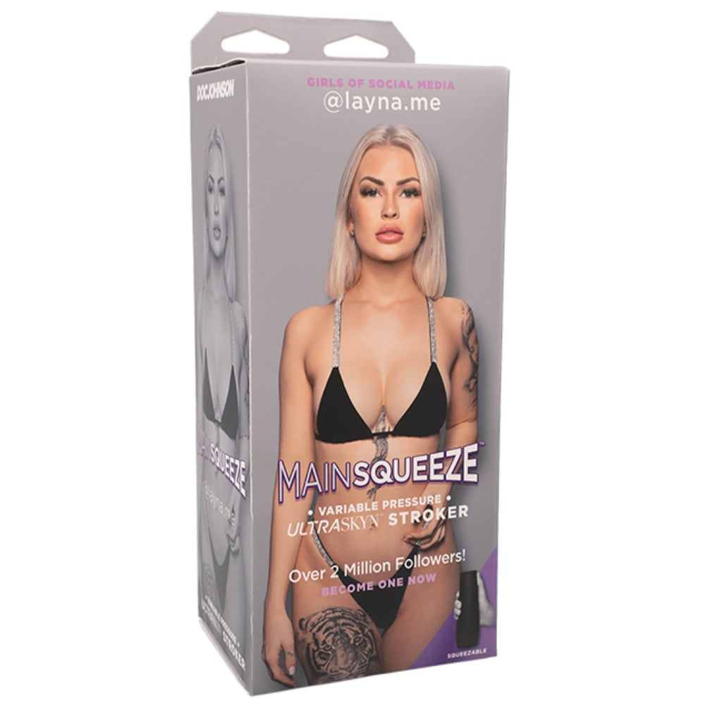 Doc Johnson Main Squeeze Girls of Social Media Layna Me Masturbator