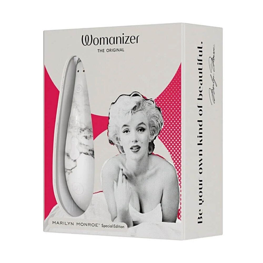 Womanizer Marilyn Monroe Special Edition Blanc Marble Emiş Güçlü Vibratör