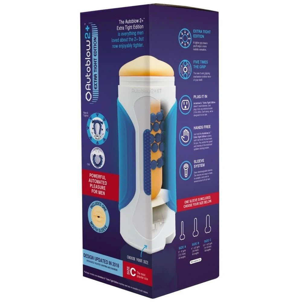 Autoblow 2+ XT Machine Size C Otomatik Mastürbatör