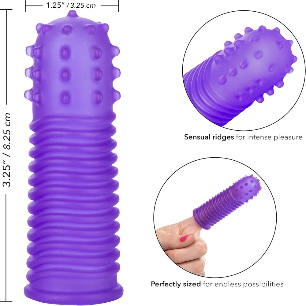 Calexotics Intimate Play Finger Tingler Parmak Kılıfı Purple