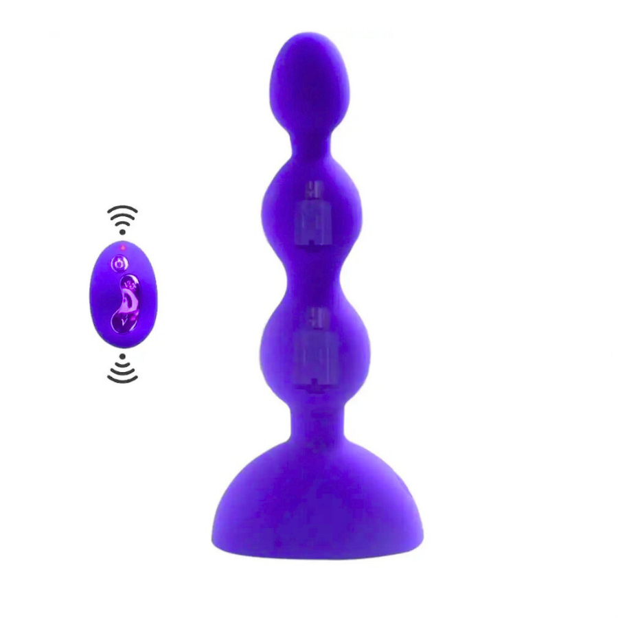 Aphrodisia Silicone Beads Uzaktan Kumandalı Boncuklu Anal Beads Vibratör