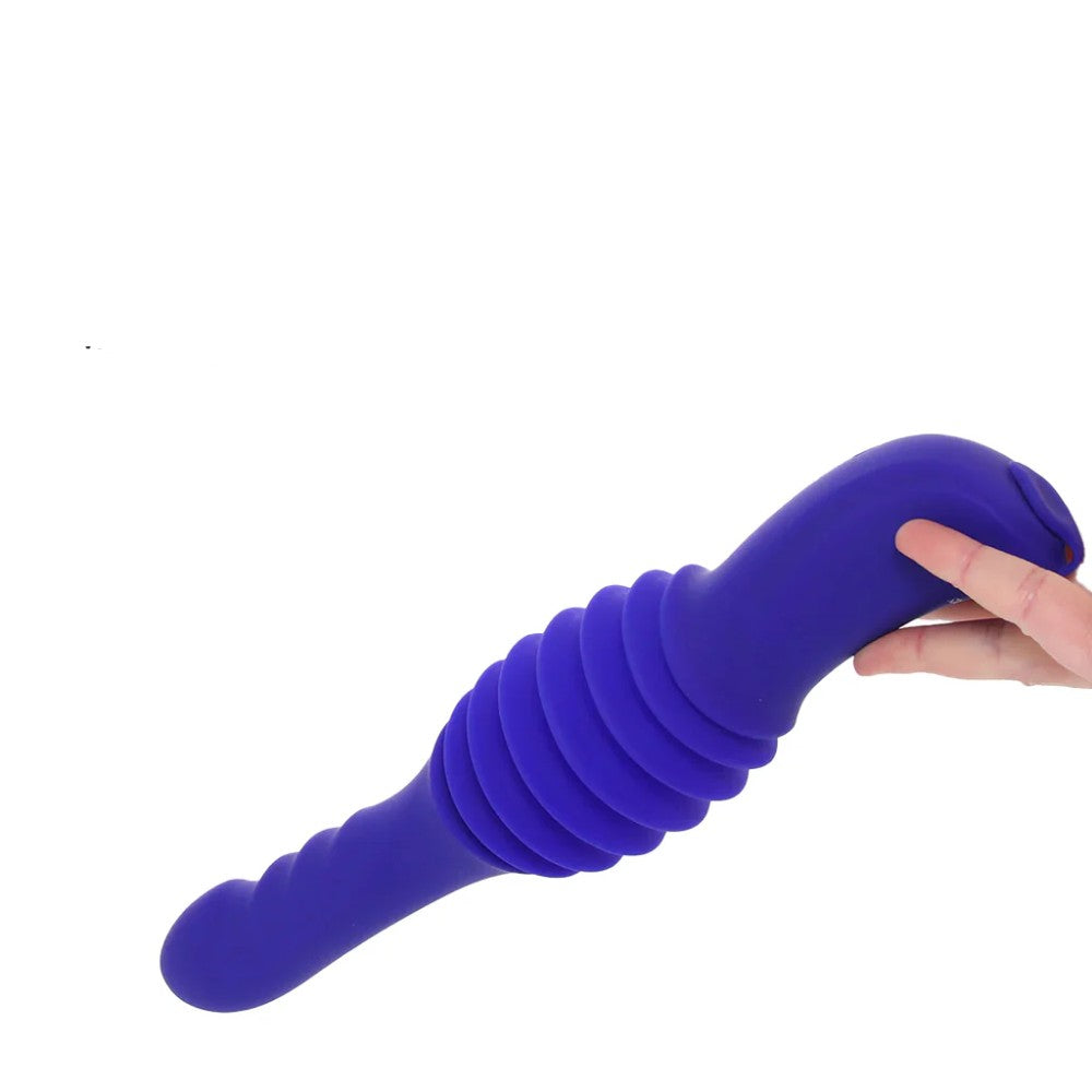 Calexotics Overdrive Ridged Thruster Sex Machine Uzaktan Kumandalı İleri Geri Hareketli Seks Makinesi Vibratör