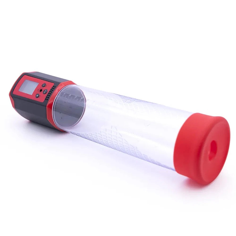 Canwin Bigger Man Passion Pump 8 Speed Otomatik Penis Pompası Red