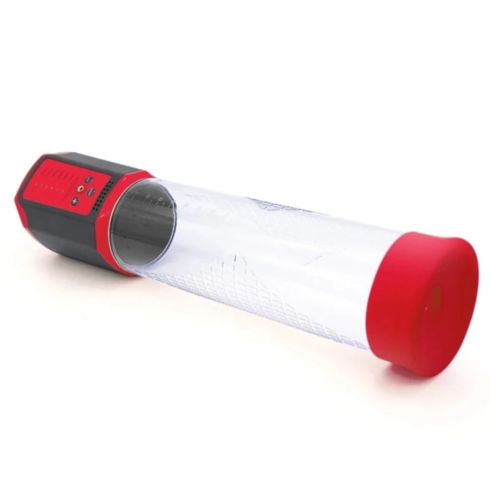 Canwin Bigger Man Passion Pump 5 Speed Otomatik Penis Pompası Red