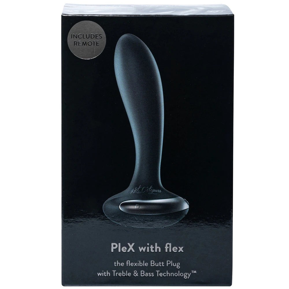 Hot Octopuss Plex With Flex Remote Control Vibrating Butt Plug Vibratör