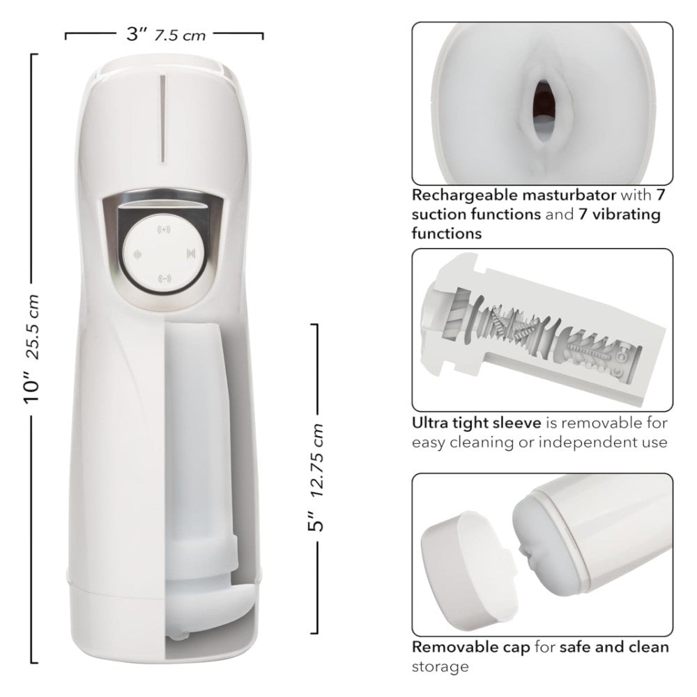 Calexotics Optimum Power Lifelike Pulsar Auto Stroker Mastürbatör