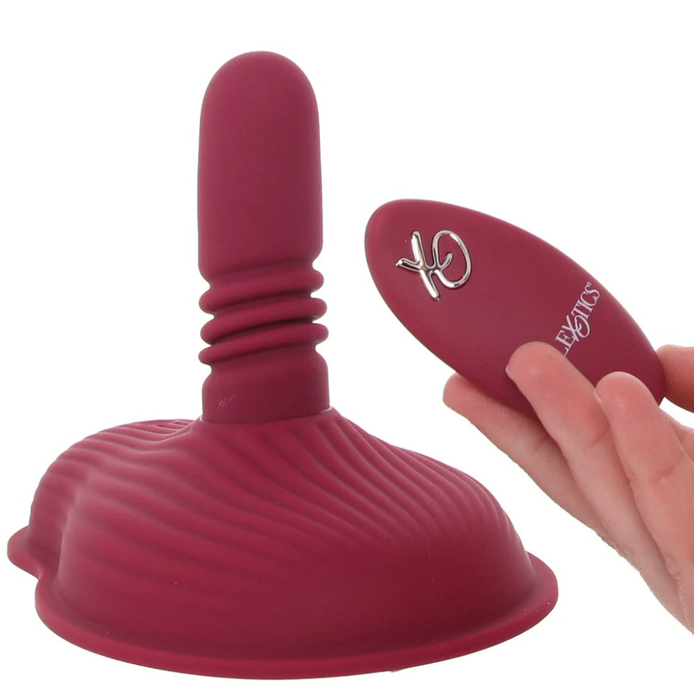 Calexotics Dual Rider Thrust and Grind Hands-Free Vibe Eller Serbest Minder Vibratör