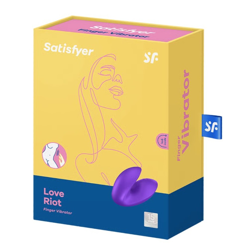 Satisfyer Love Riot Parmak Vibratör-Purple