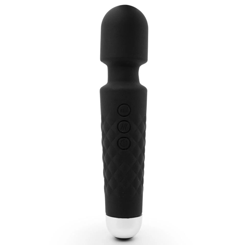 Massage Vibes Ultra Güçlü 20 Mod Usb Şarjlı Masaj Vibratör Black