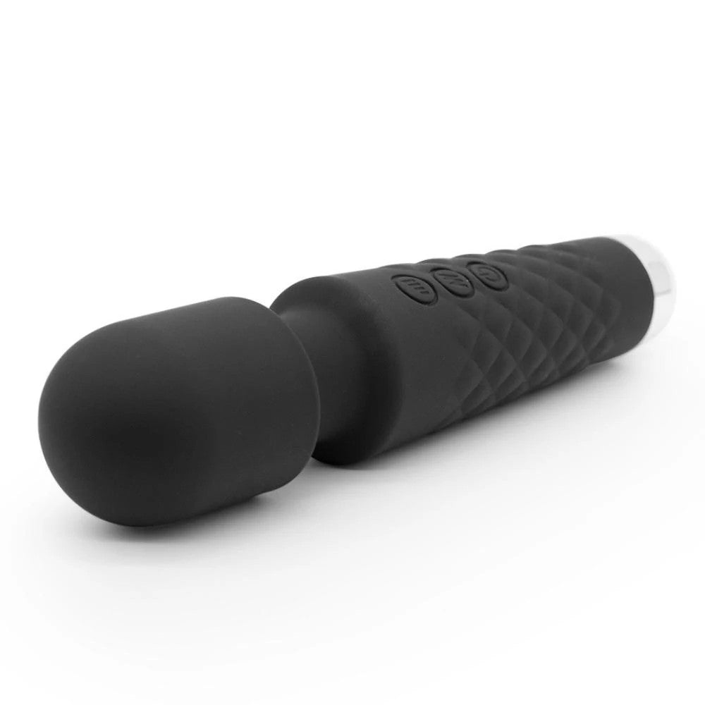 Massage Vibes Ultra Güçlü 20 Mod Usb Şarjlı Masaj Vibratör Black