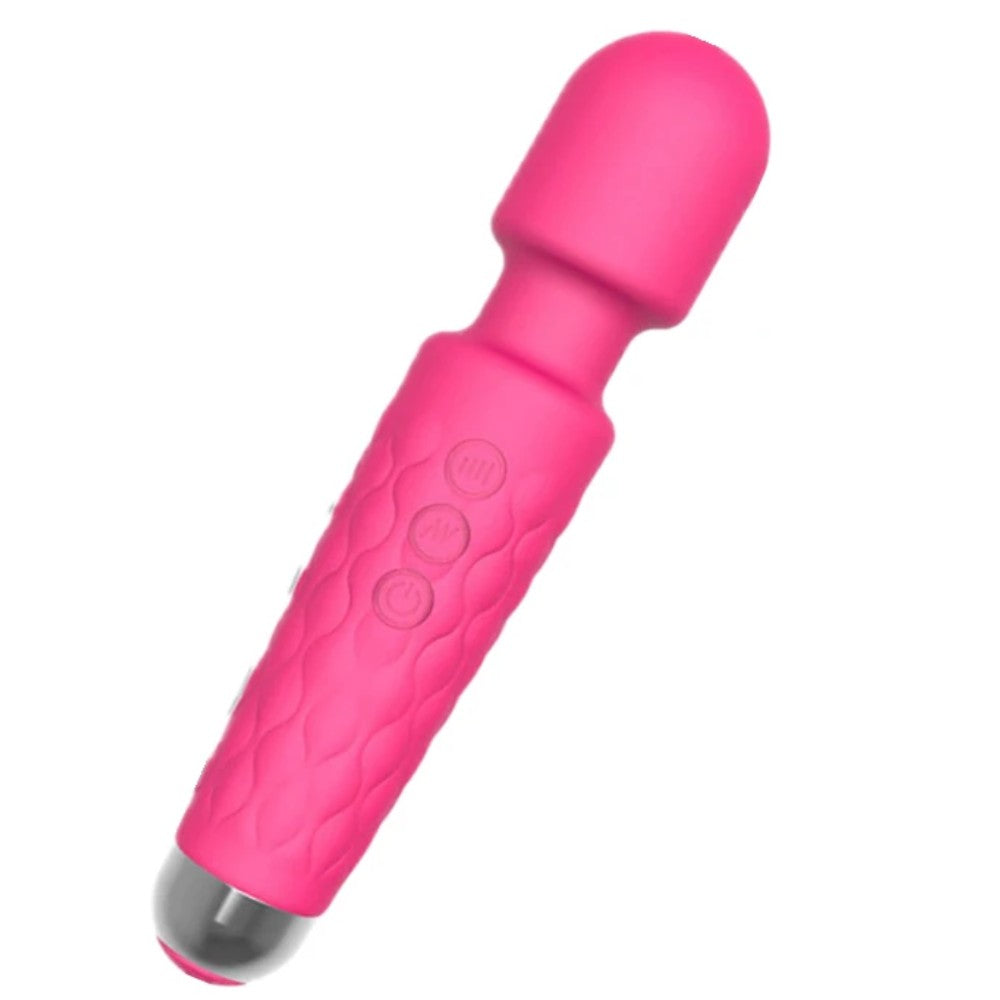 Massage Vibes Ultra Güçlü 20 Mod Usb Şarjlı Masaj Vibratör Pink
