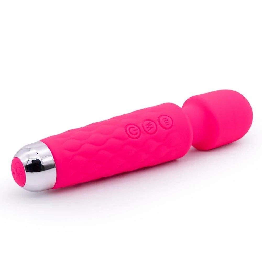 Massage Vibes Ultra Güçlü 20 Mod Usb Şarjlı Masaj Vibratör Pink