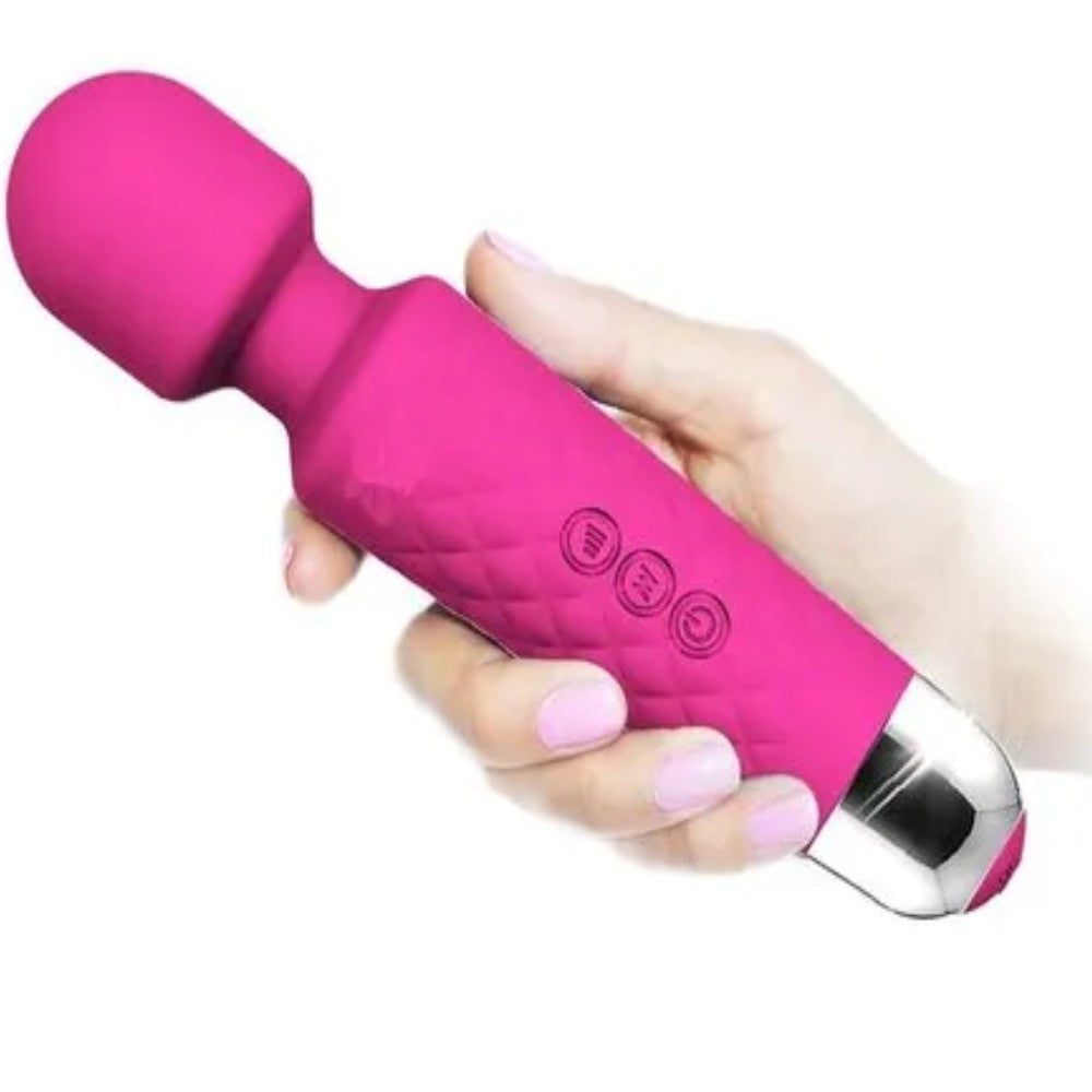 Massage Vibes Ultra Güçlü 20 Mod Usb Şarjlı Masaj Vibratör Pink