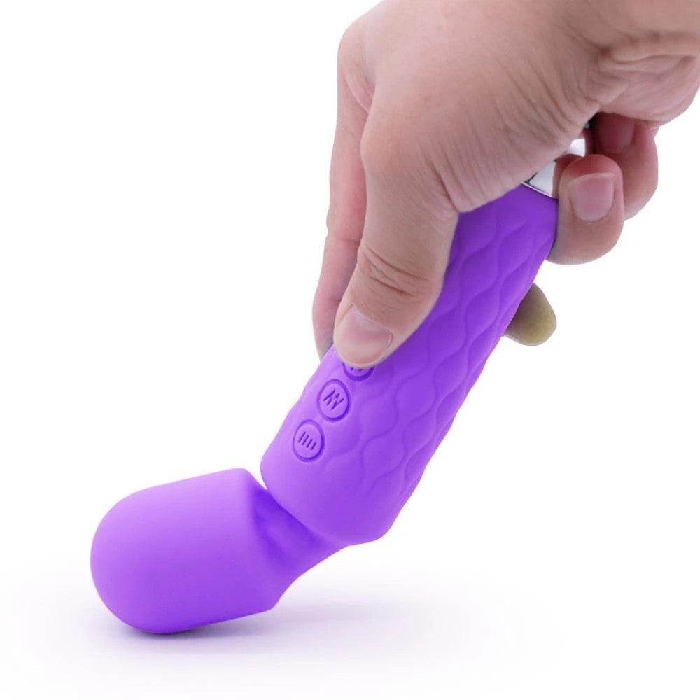 Massage Vibes Ultra Güçlü 20 Mod Usb Şarjlı Masaj Vibratör Purple